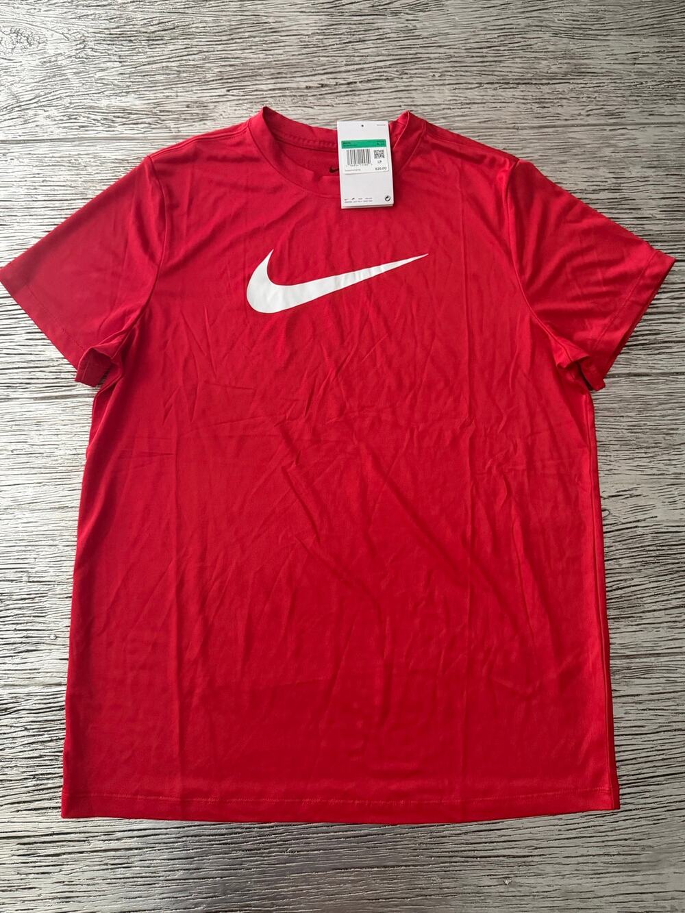 Nike boys size XL red dri-fit shirt